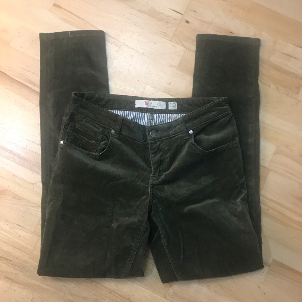 Anthropologie Elwood corduroy skinny straight 30